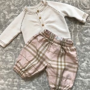 Burberry pants with matching sweater